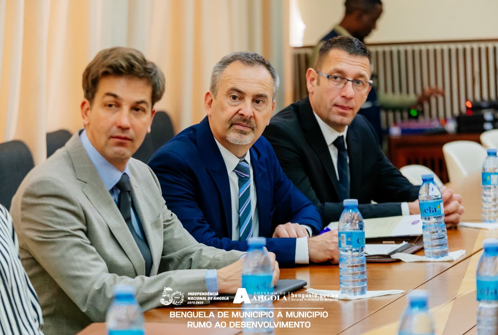 Hungarian and Angolan delegations in a working session in Benguela